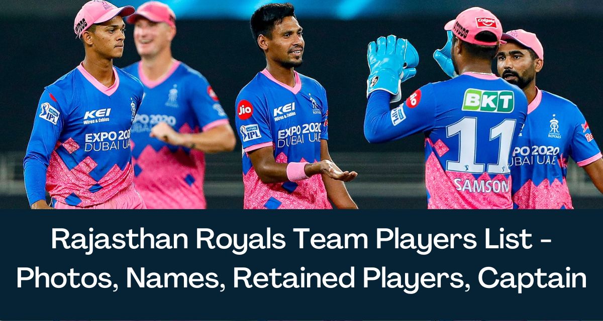 Rajasthan Royals Team Players List 2024 Photos, Names, Retained