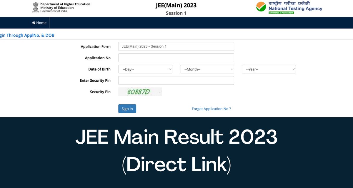 JEE Main Result 2024 Direct Link CBT Scorecard jeemain.nta.nic.in