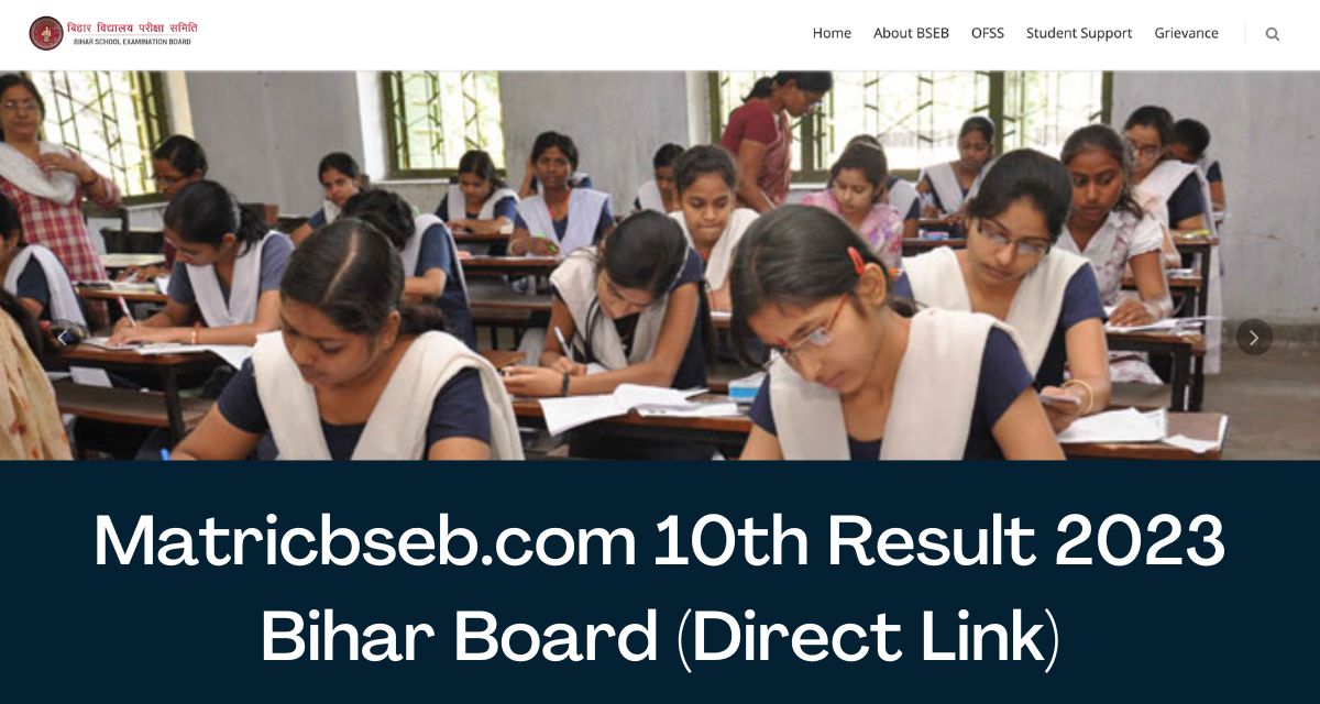 10th Result 2024 Direct Link Bihar Board Matric