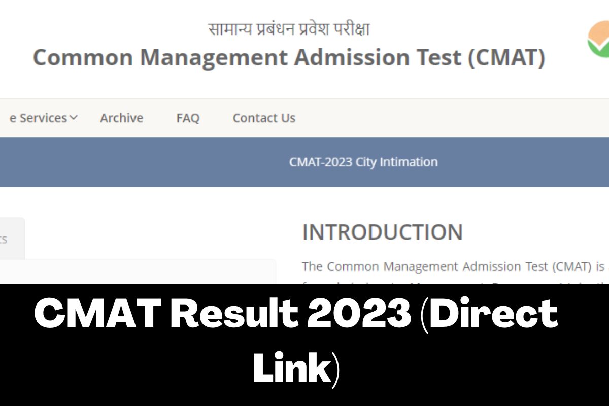 CMAT Result 2024 Direct Link Scorecard cmat.nta.nic.in