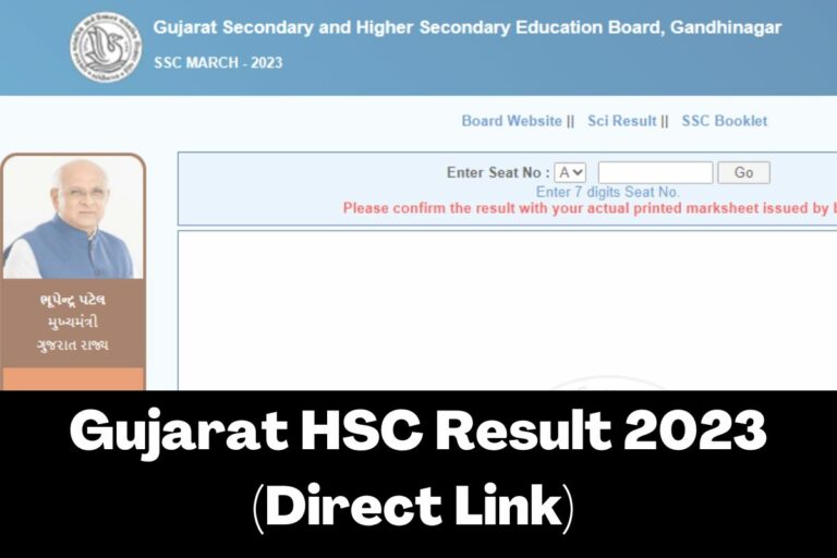 Gujarat HSC Result 2024 Direct Link GSEB 12th Commerce & Arts Marksheet