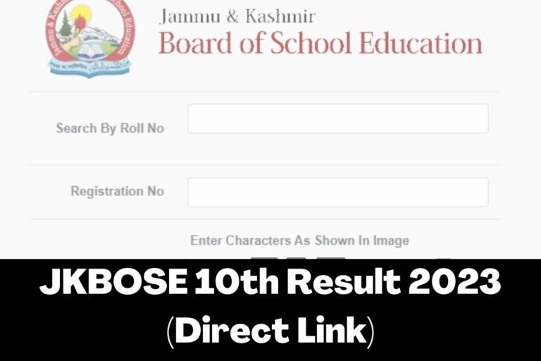 JKBOSE 10th Result 2024 Direct Link Class 10 Marksheet jkbose.nic.in