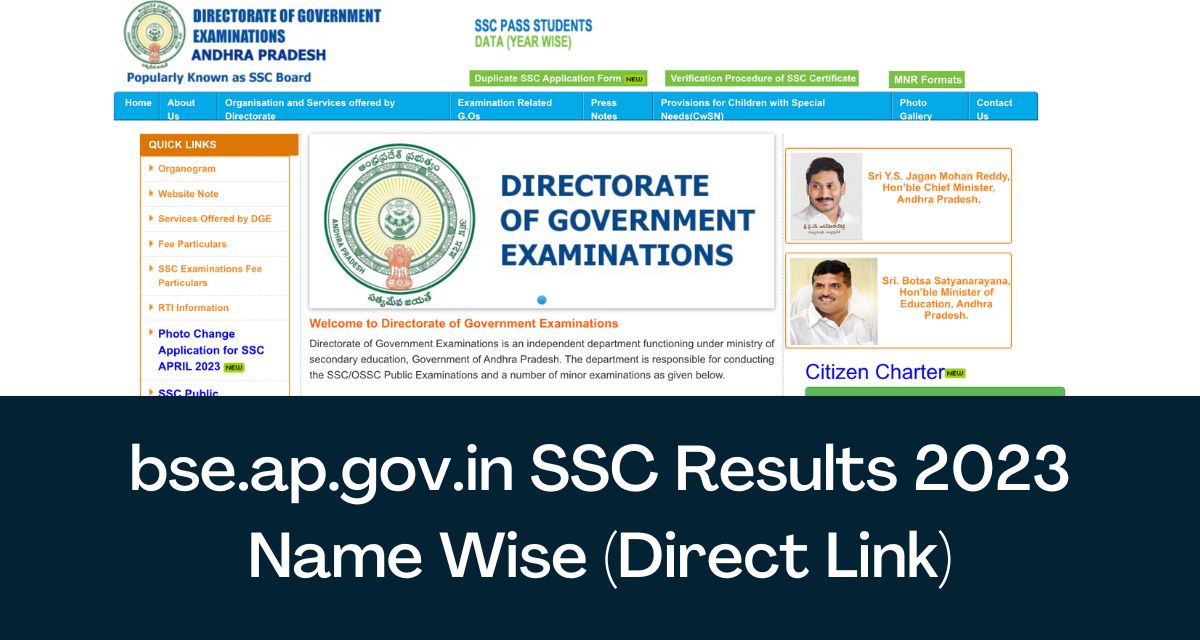 bse.ap.gov.in SSC Results 2024 Name Wise Direct Link AP Board 10th