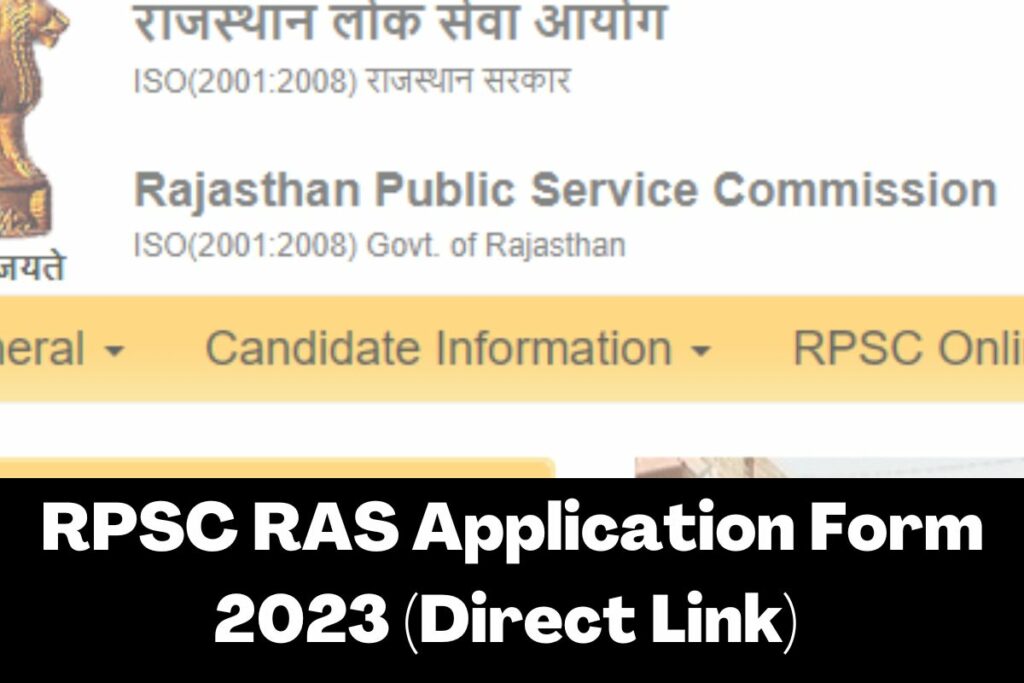 Rpsc Ras 2024 Notification Dale Kristin